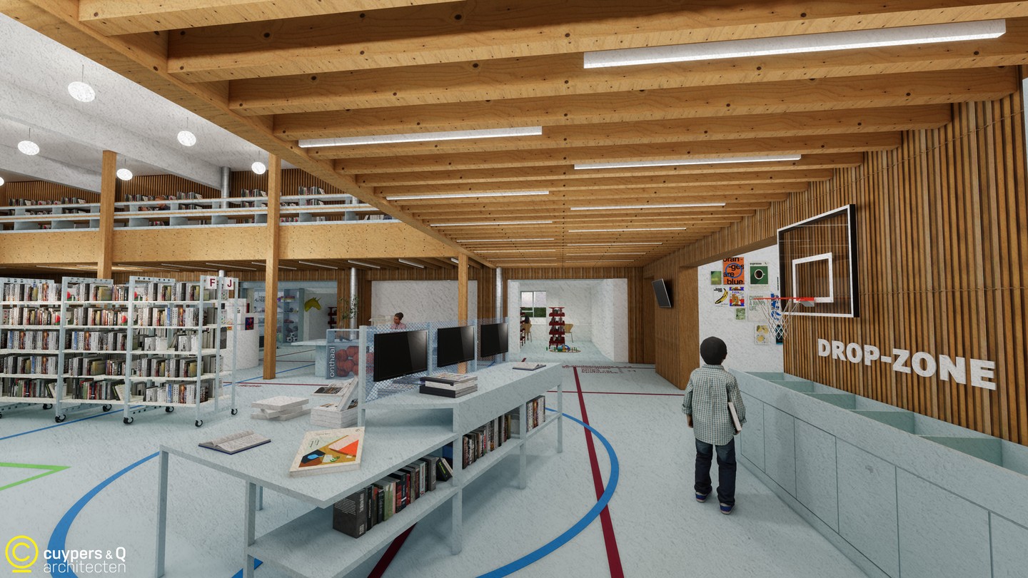Sustainable and inclusive library renovation in Zoersel